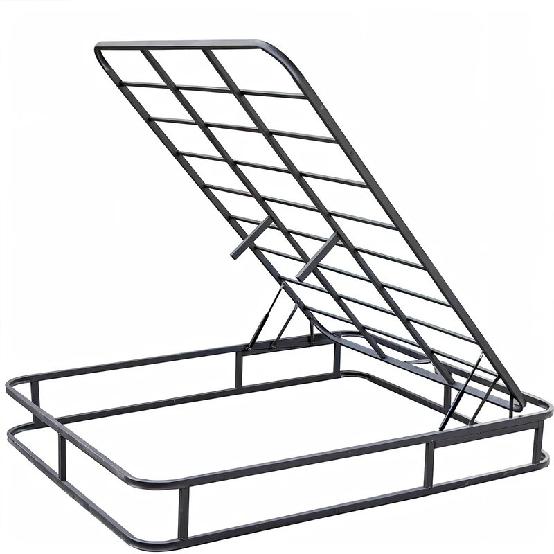 کفی تخت خواب جکدار فلزی نیم گرد irn600
