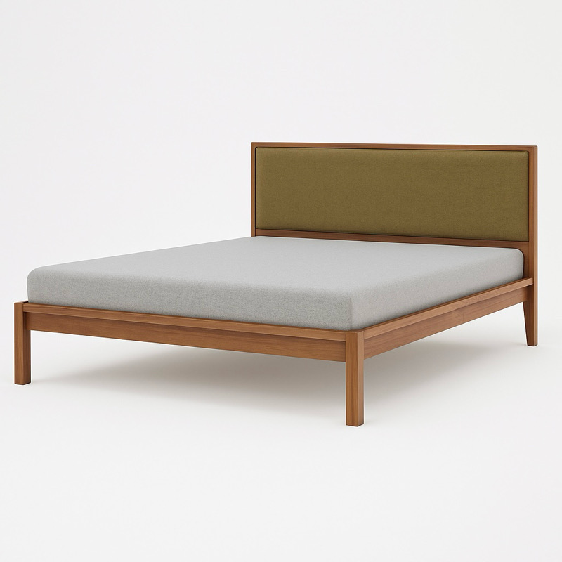 تخت خواب تمام چوبی آوا سبک مینیمال